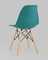 Стул Eames Style DSW темно-бирюзовый x4 (разборный каркас)