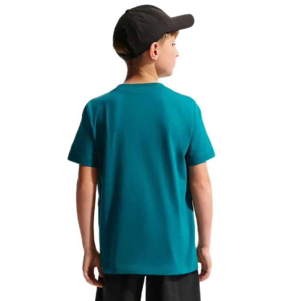 Детская теннисная футболка Nike Kids Sportswear - bright spruce