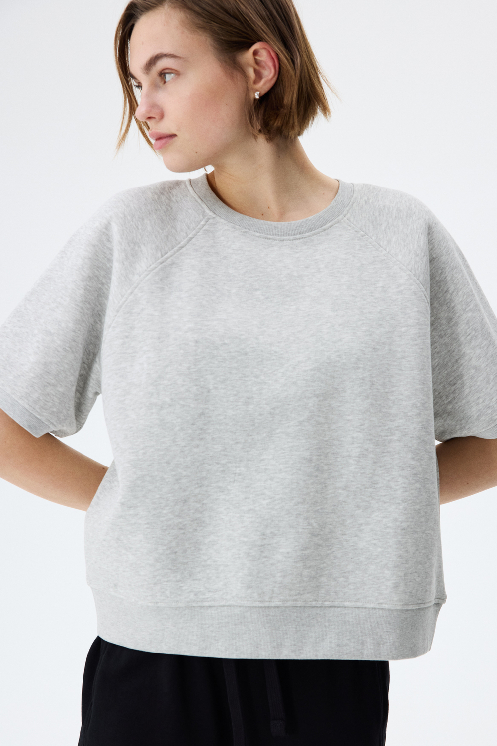 Свитшот с короткими рукавами-реглан - H&M