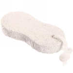 Пемза для ног «Pedicure», петля, цвет белый, 9*4,5*1,5см 28-34гр✦