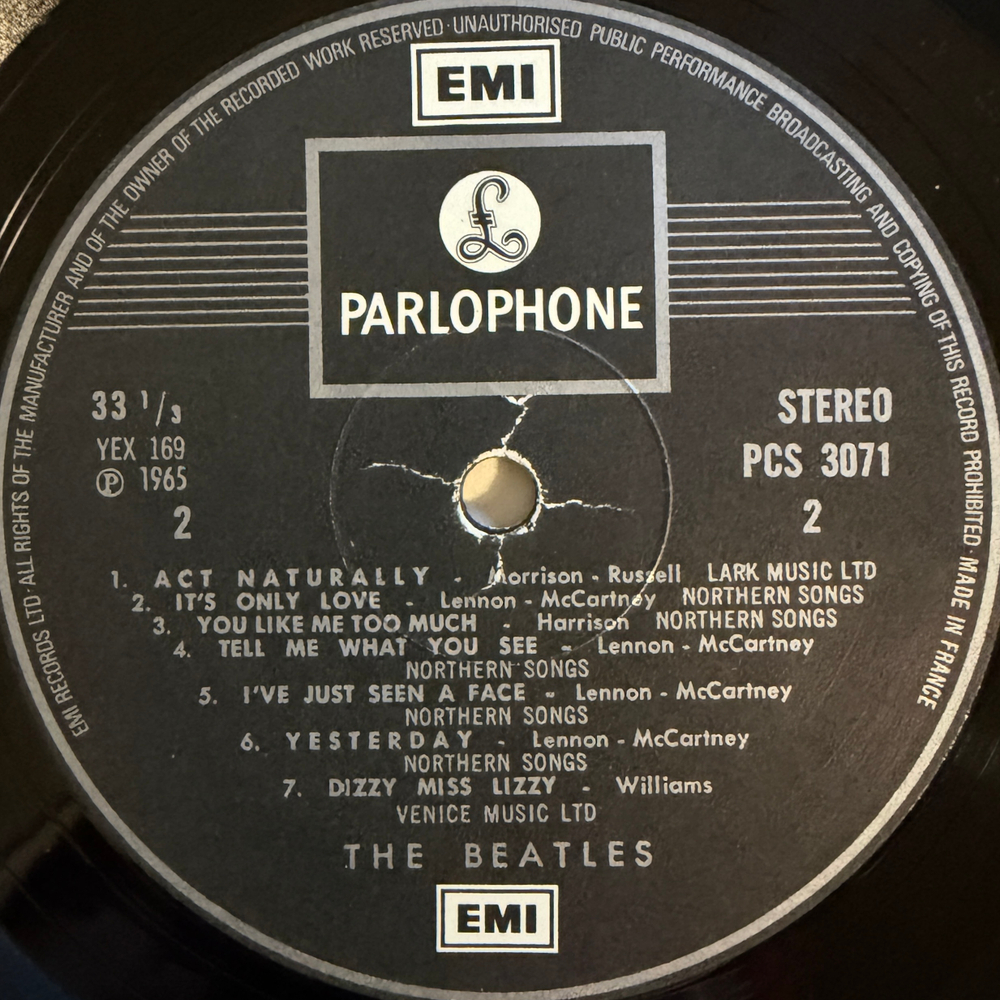 The Beatles – Help! (Франция 1974г.)