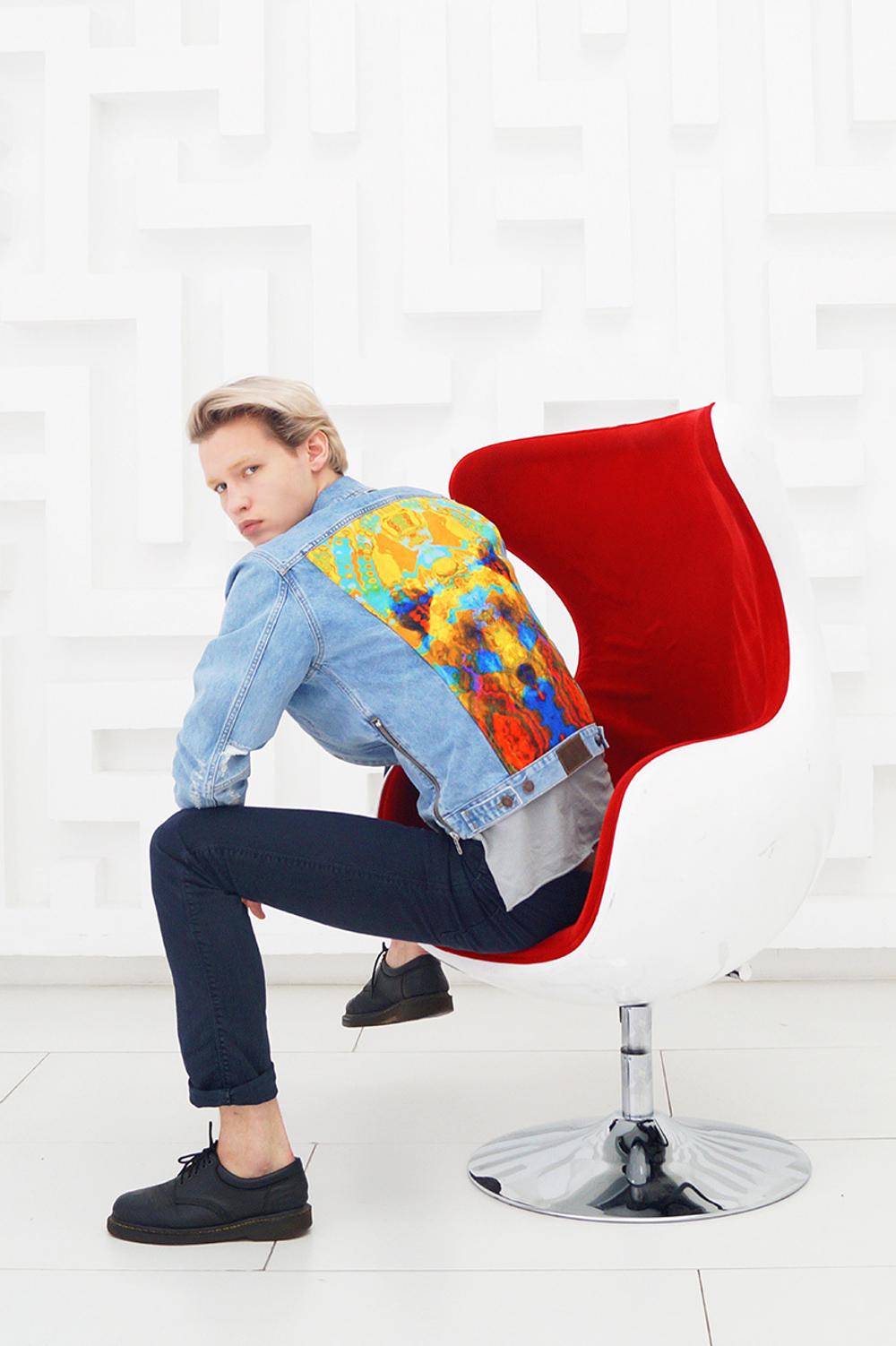 LIGVIANNI Джинсовая куртка Denim Jacket Bear