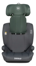 Автокресло детское Farfello Le9 100-150cm (Dark Grey/Green Серо-зеленое Le9)