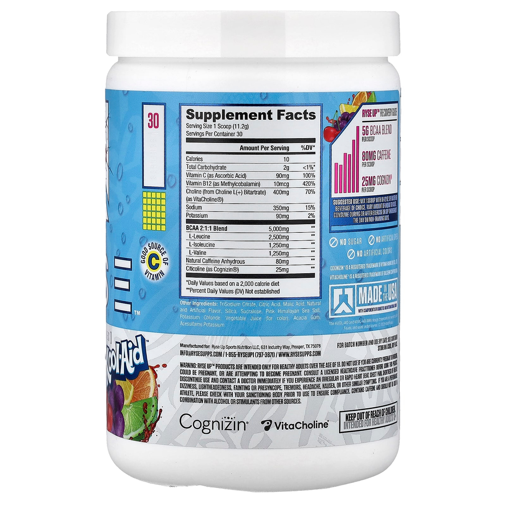 RYSE, Element Series, BCAA Focus, Kool-Aid™, тропический пунш, 336 г (11,9 унции)
