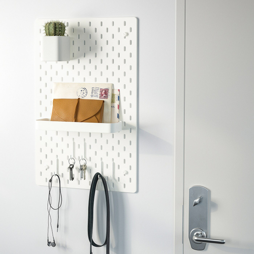 Перфорированная доска IKEA SKADIS (СКОДИС), Белый, 36x56 см