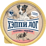 Паштет Happy Dog Хеппи Дог для собак мелких пород с телятиной и индейкой 125 г