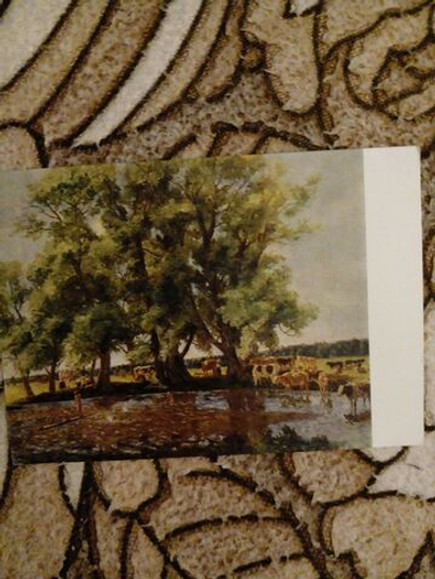 Винтажная открытка СССР П. П. Канчаловский. На полдни. 1960 г.