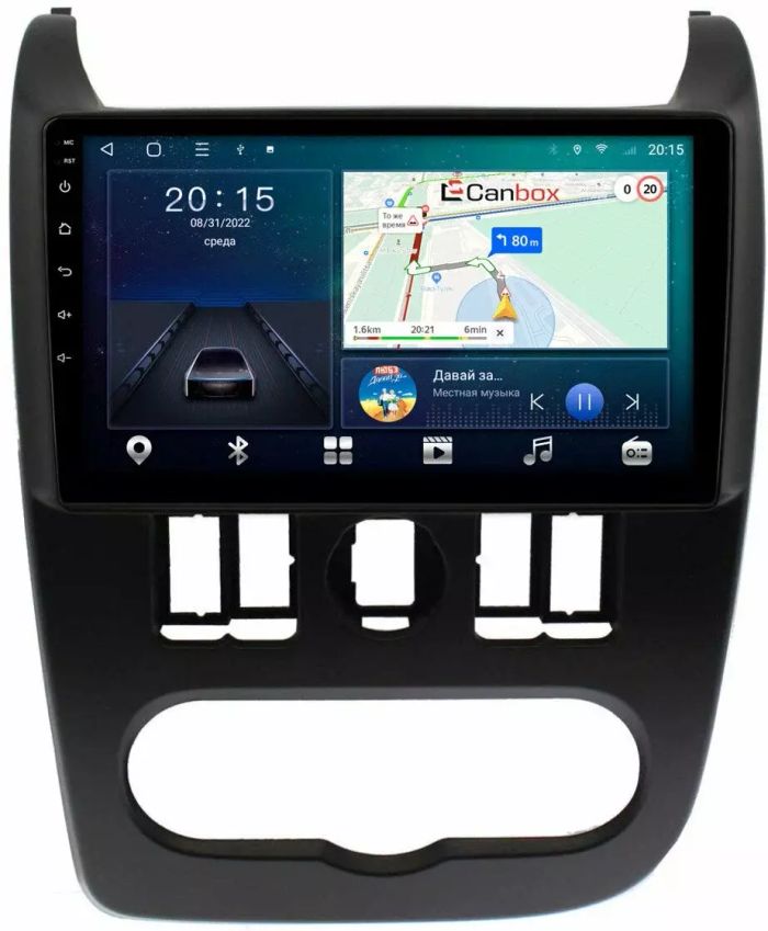 Магнитола для Lada Largus 2012-2021 - CanBox 9-1163 Android 10, SIM-слот