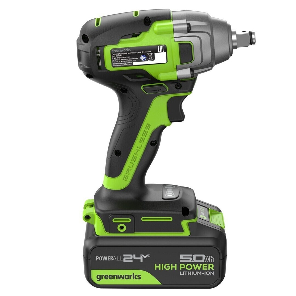 Гайковерт Greenworks GD24IW400 (3802907CUG)