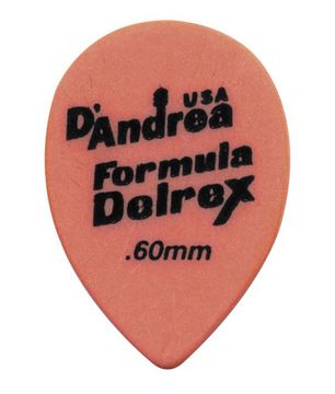Медиаторы 72шт, маленькая капля, матовая поверхность. D`Andrea RD358-060 Formula Delrex