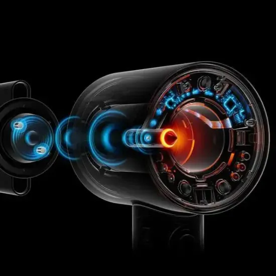 Фен Dyson Supersonic Nural HD16, бирюзовый/оранжевый (Ceramic Patina/Topaz)