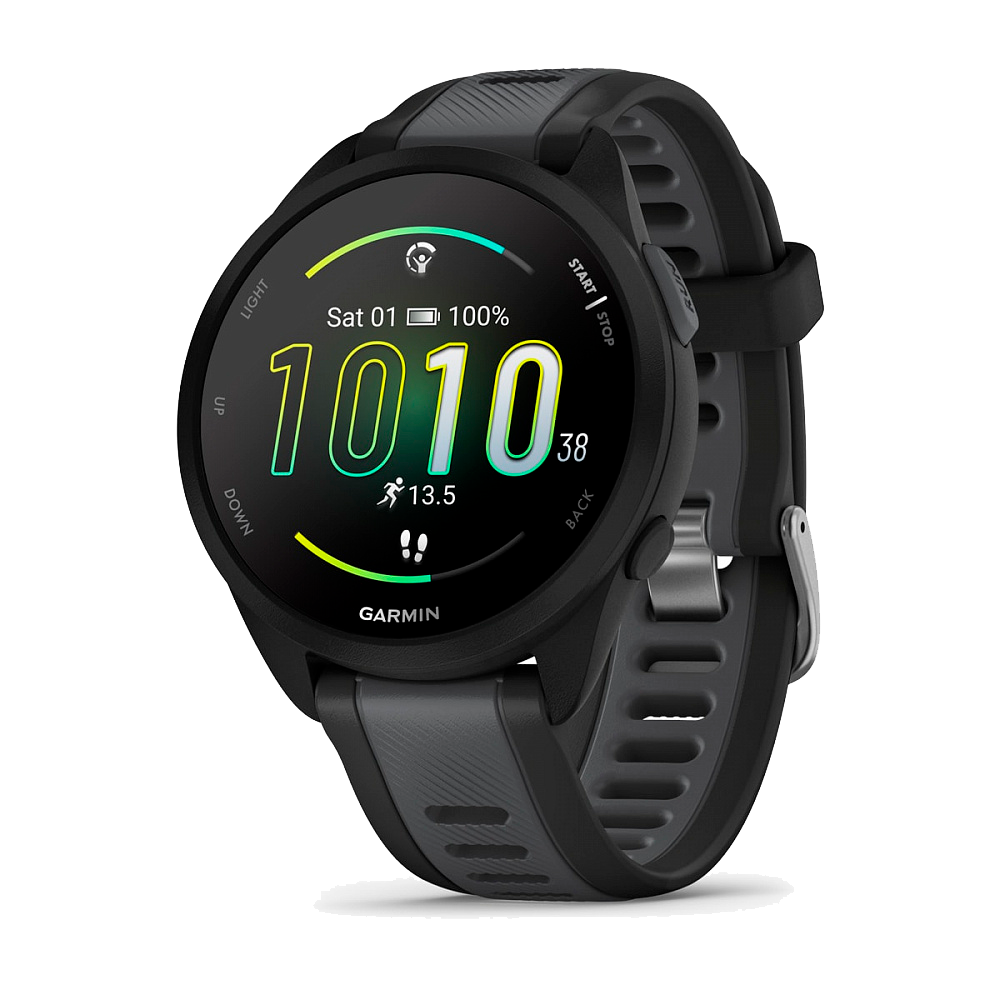 Умные часы Garmin Forerunner 165 Music, Black/Slate Gray (010-02863-B0)
