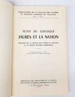 "Actes du Colloque. Jaures et la Nation (Материалы симпозиума. Жорес и нация)" 1965 г.