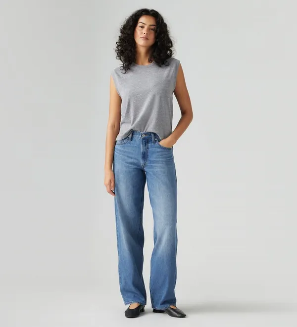 Джинсы женские LEVI'S BAGGY DAD HEAVY CHECK
