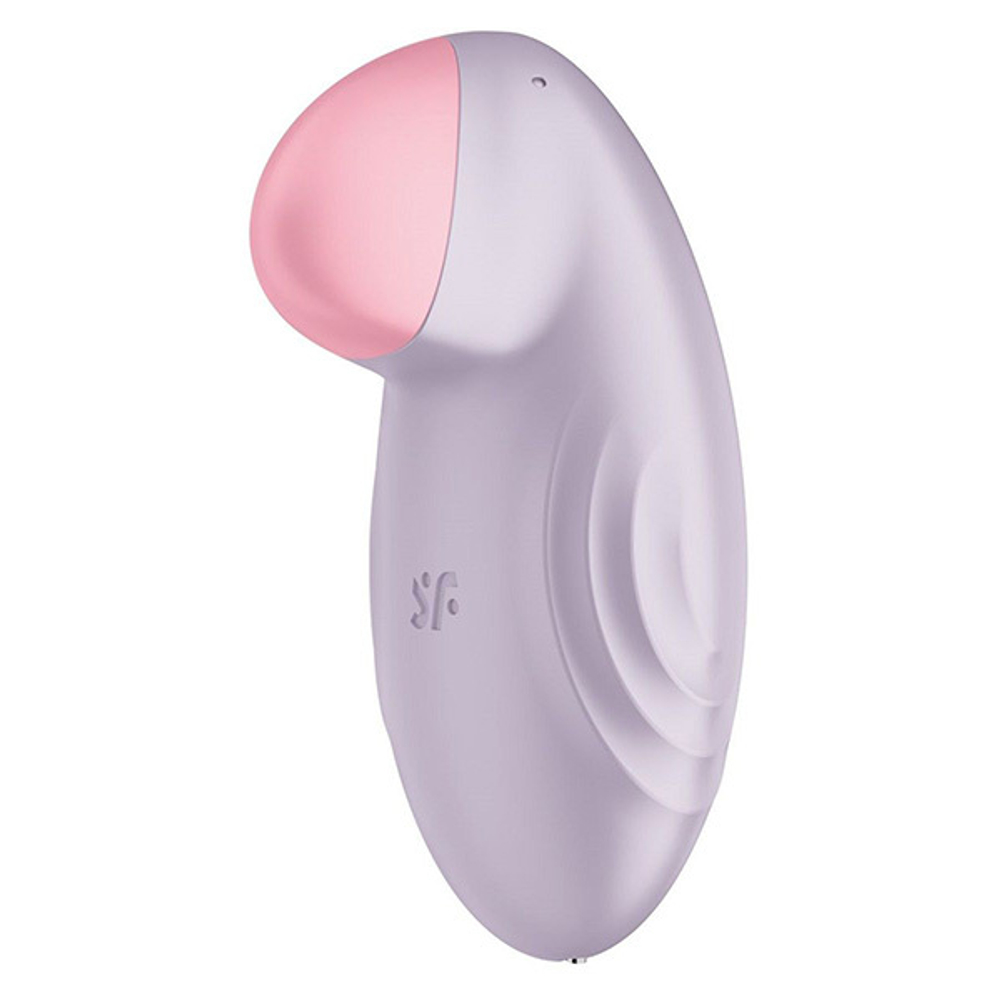Сиреневый клиторальный стимулятор Satisfyer Tropical Tip