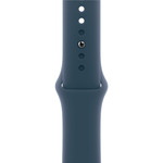Умные часы Apple Watch SE 2 (2023) GPS, 40mm, Aluminium Case with Sport Band S/M, Silver/Storm Blue (Серебристый/синий)
