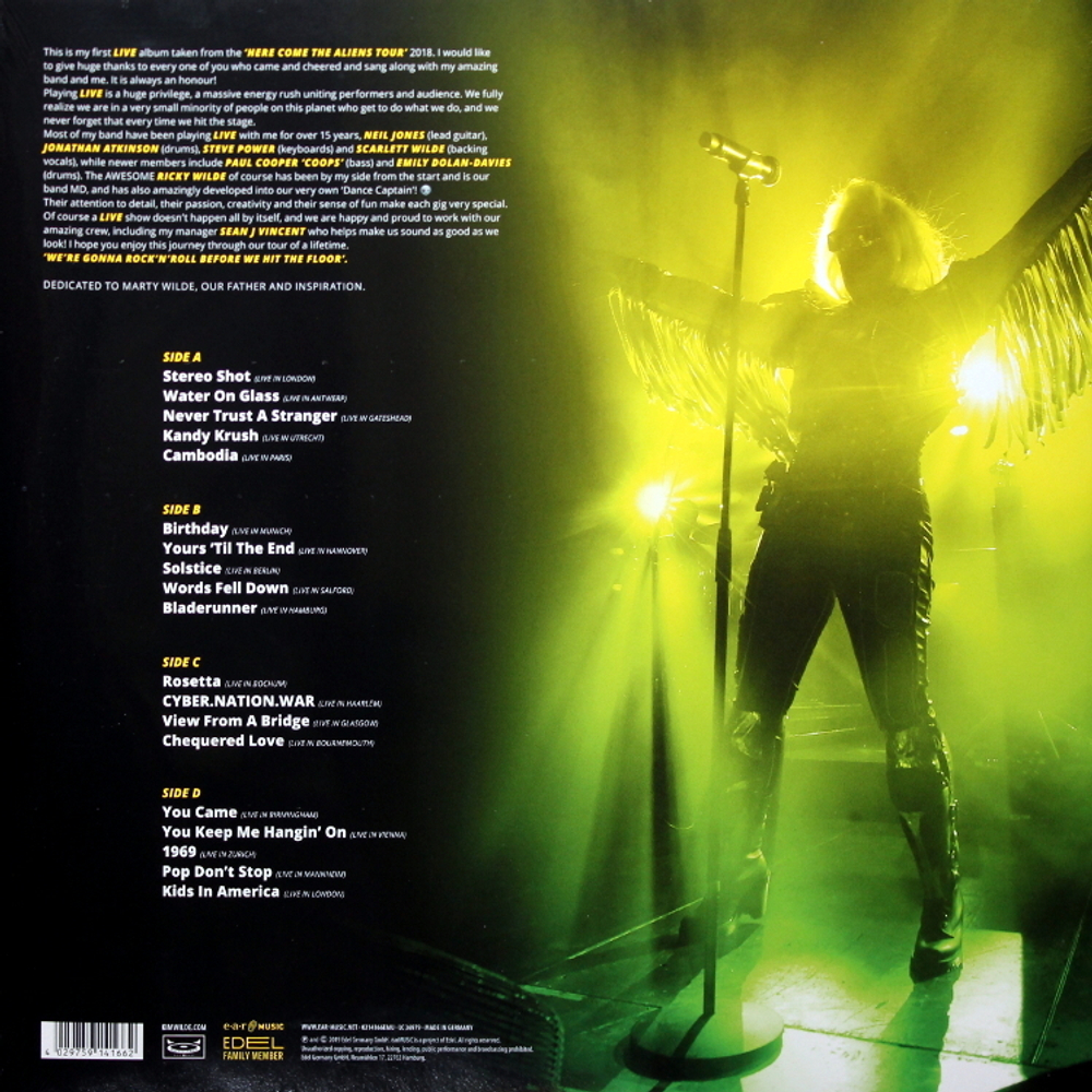 Kim Wilde / Aliens Live (2LP)