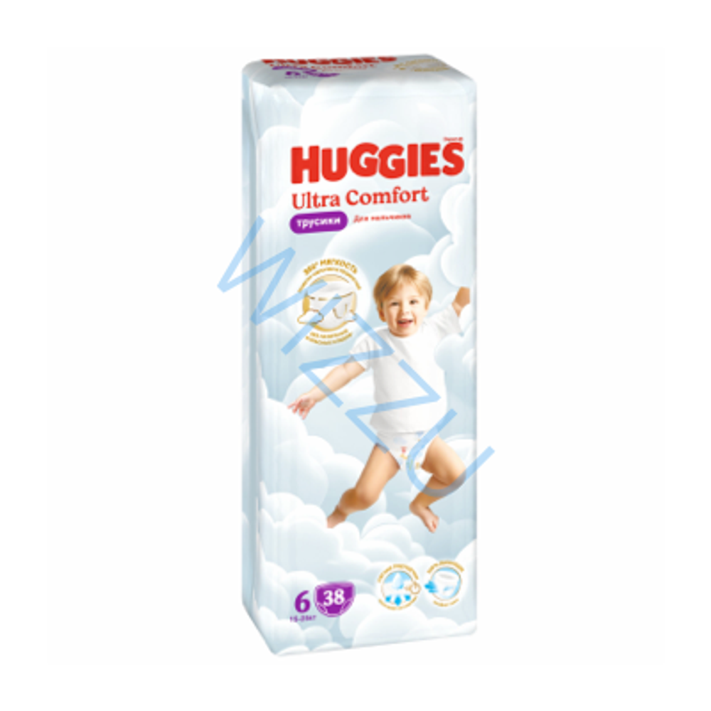 Трусики-подгузники Huggies МАЛ 6 (15-25 кг) 38 шт