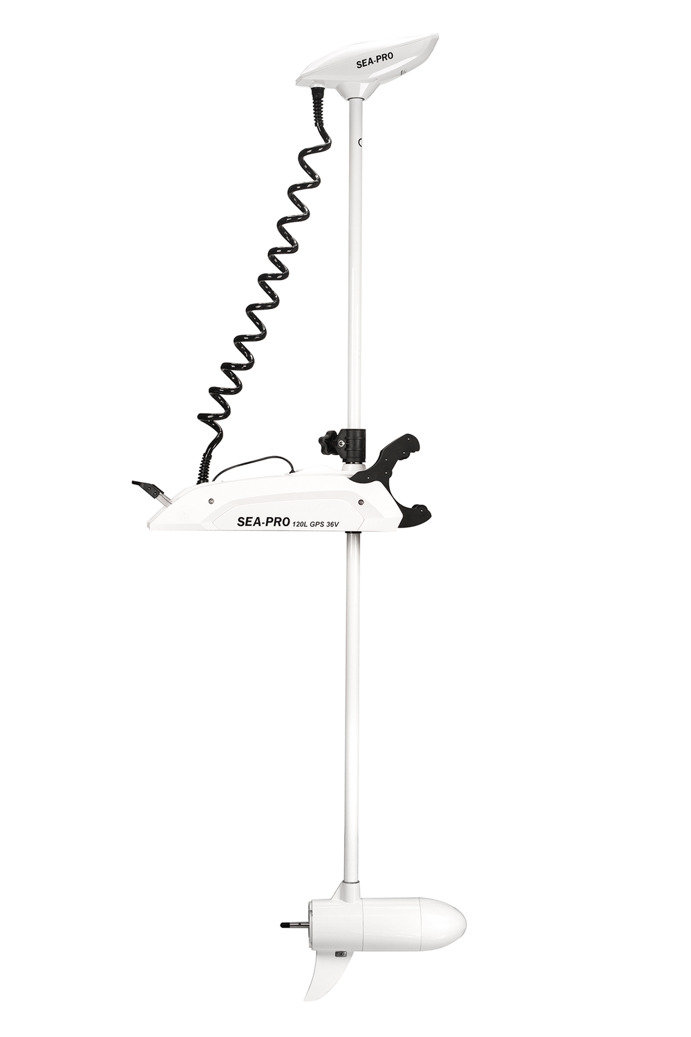 Электромотор якорь Sea Pro 120L 60" GPS дейдвуд: 152 см., мощность: 1980 Вт., тяга: 55 кг