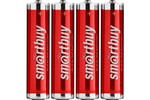 Батарейка алкалиновая Smartbuy LR03/4B (48/480)  SBBA-3A04B
