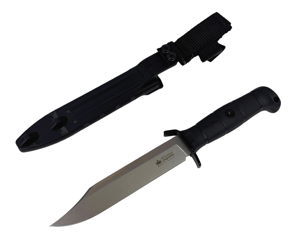 Нож тактический ПАТРИОТ, сталь VG-10 (Cryo) StoneWash, 4610094298014