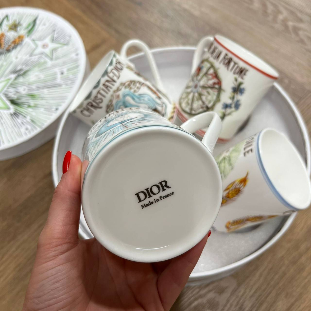 Набор кружек Dior 4 шт.