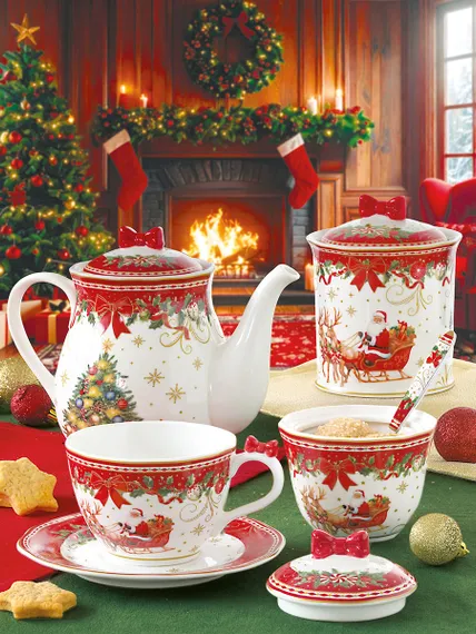 Чашка с блюдцем christmas heritage, 240 мл