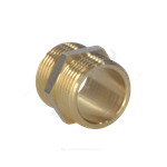 Ниппель латунь никель Ду 32 (1 1/4") НР 9022 ГОСТ 32585-2013 Aquasfera 9022-04