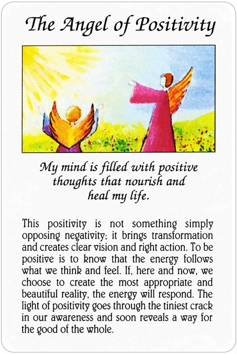 Angel Meditations. 64 illustrated Cards Containing Affirmations & Meditations