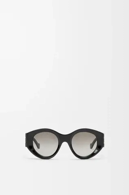 Loewe Солнцезащитные очки Maxi Anagram Butterfly, черный