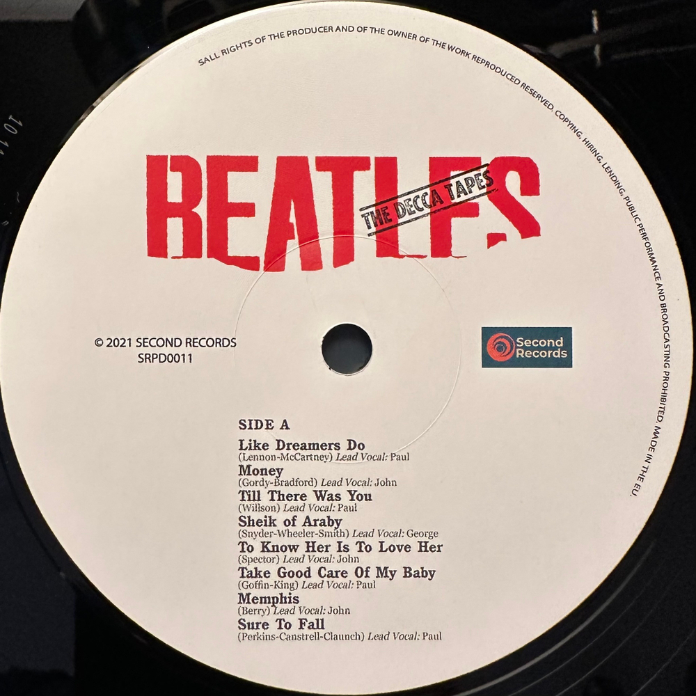 The Beatles - The Decca Tapes (Европа 2022г.)