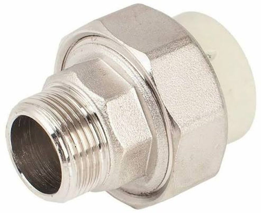 Муфта "американка" нар/рез. 20х1/2" серая FIRAT
