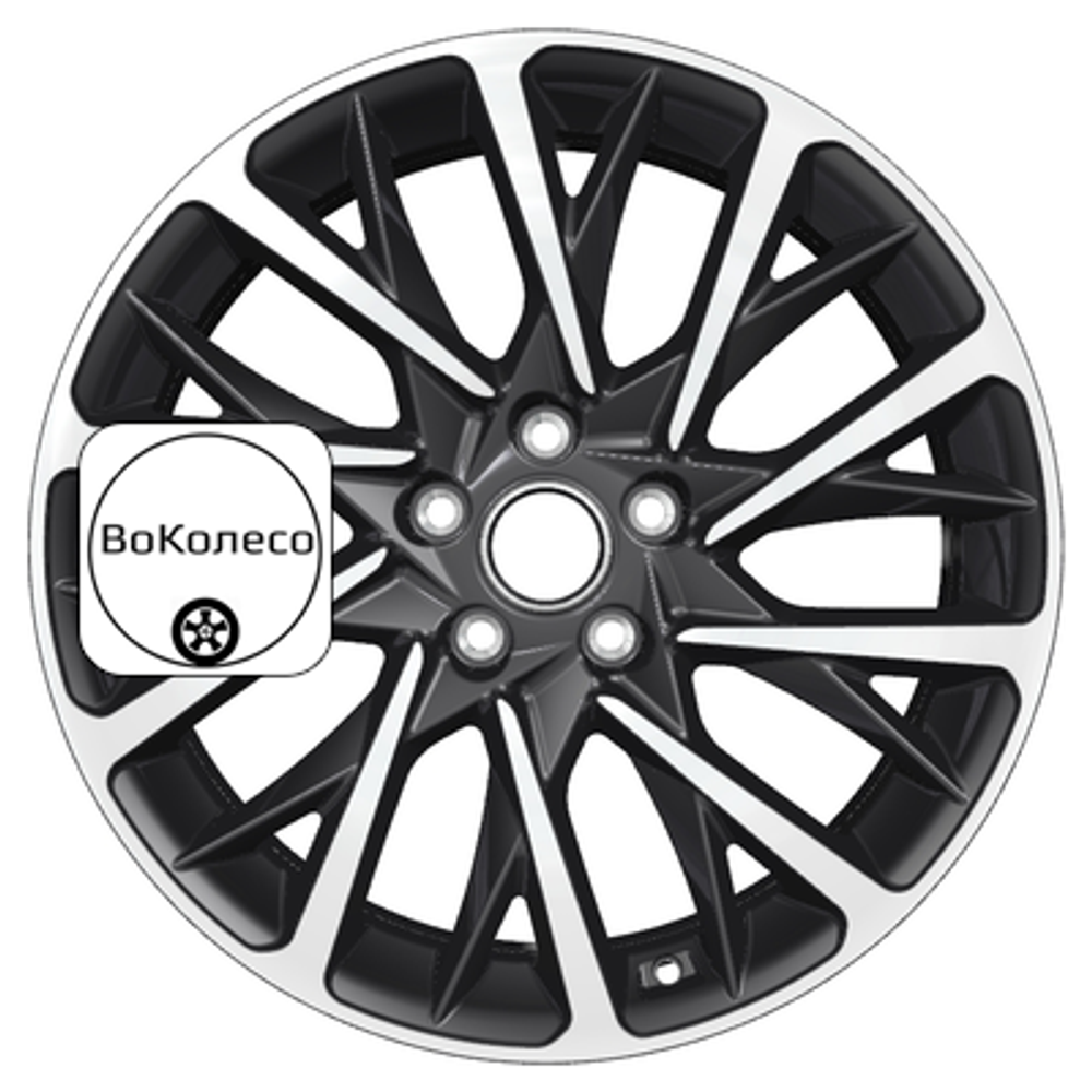 7,5x18/5x114,3 ET50,5 D67,1 KHW1804 (Sonata/Optima/Soul) Gray-FP Khomen Wheels
