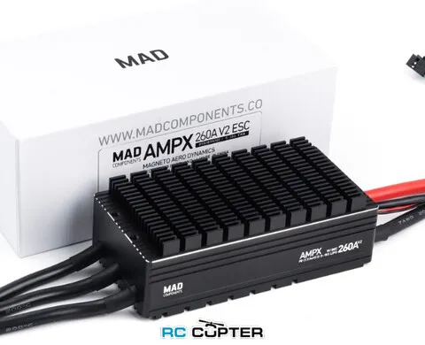 ESC регулятор мотора MAD AMPX V2 (CAN + PWM) 260A 5-18S