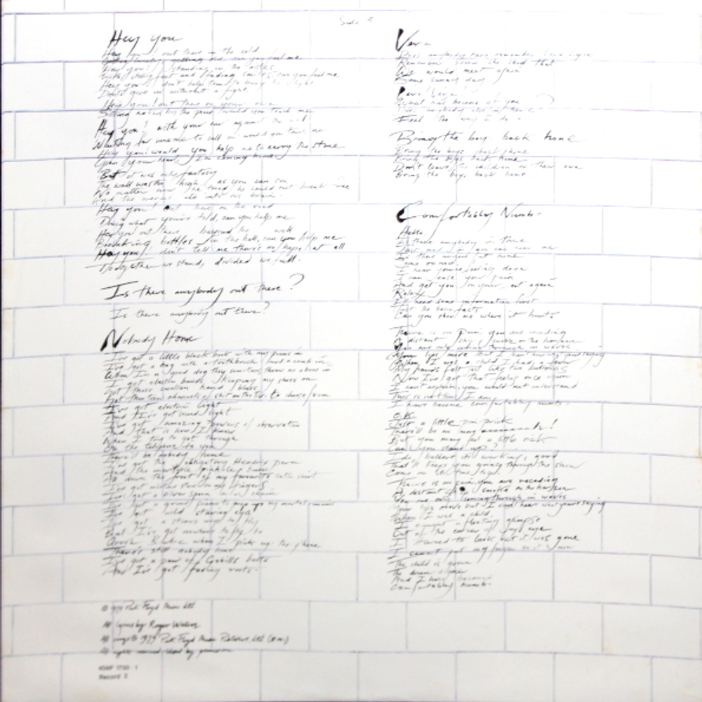 Pink Floyd / The Wall (2LP)