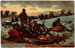 Открытка Война 1812 г. Бивак. Зингер XF
