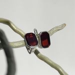 Серьги Леденцы с вишневым янтарем