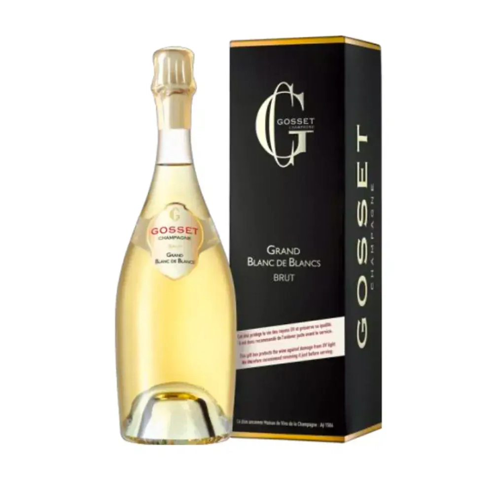 Шампанское Gosset Grand Blanc de Blancs 0,75 л. В подарочной коробке