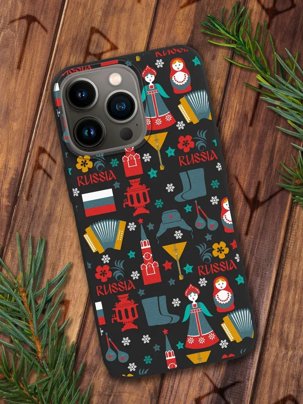 Чехол на iPhone 14 Pro с принтом
