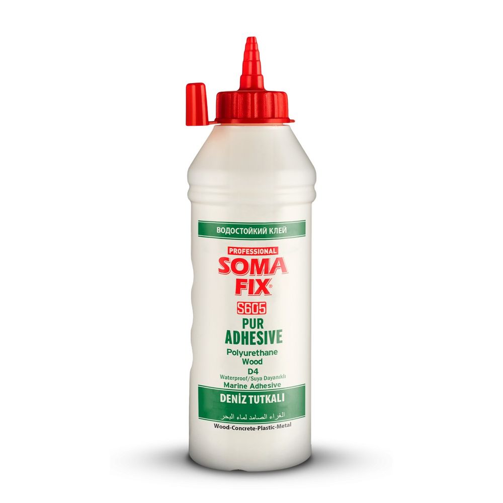 Клей водостойкий SOMA FIX D4 прозрачый 500г / S604 Клей водостойкий SOMA FIX D4 прозрачый 500г / S604
