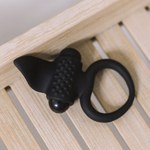 Эрекционное виброкольцо Lingus черное от Adrien lastic