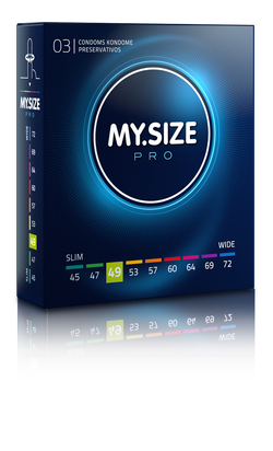 Размерные презервативы MY.SIZE PRO размер 49 - 3шт