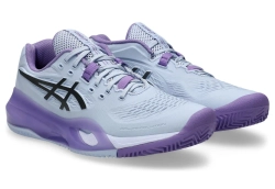 Женские Кроссовки теннисные Asics Gel-Resolution X Clay Night Energy - blue fade/gunmetal