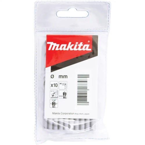 Свёрла по металлу 3,25х65 мм HSS Makita D-06301