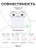 Чехол для Airpods 3 Gurdini силиконовый с карабином Серый