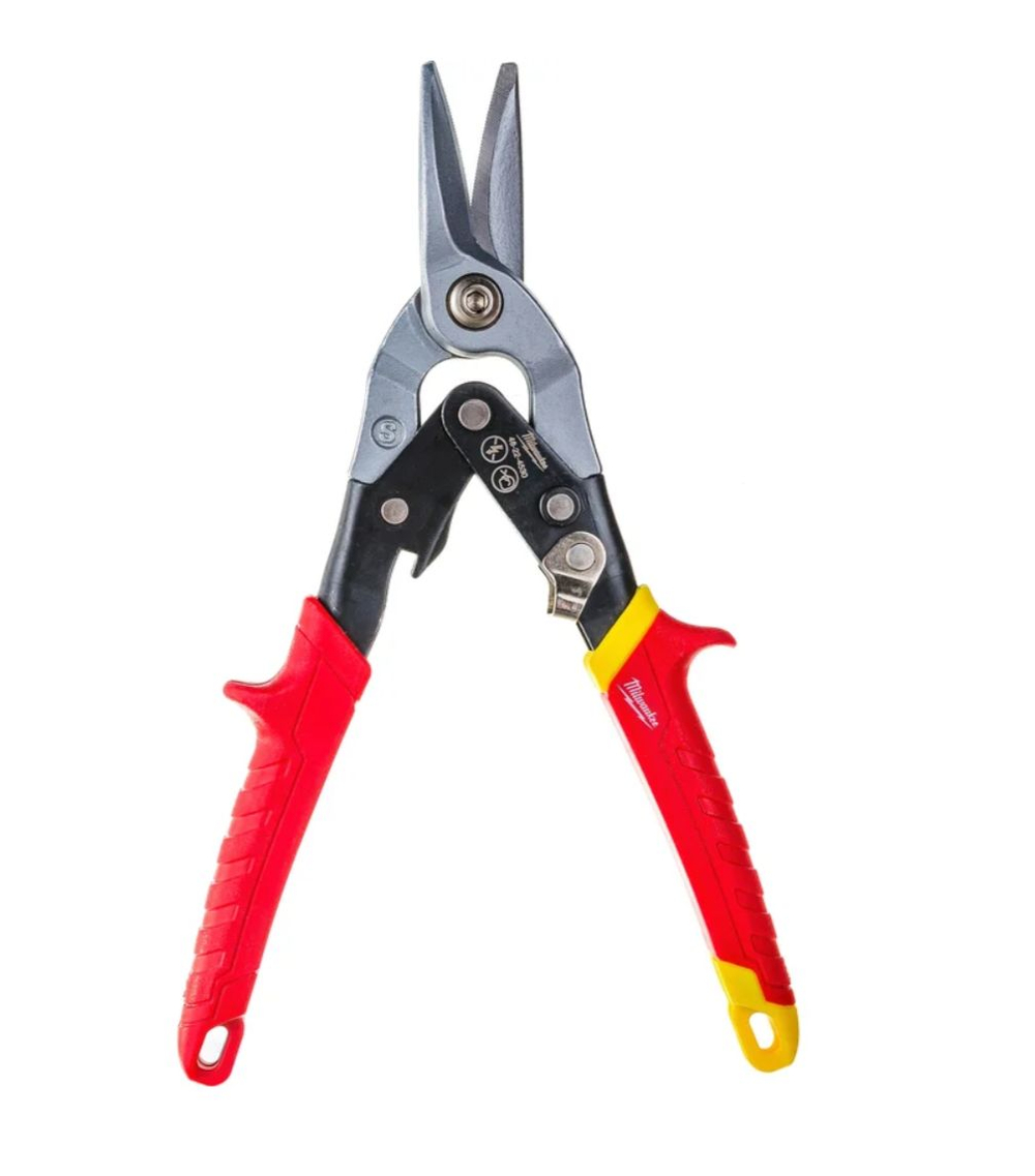 Ножницы по металлу Milwaukee Heavy Duty, удлинённый, прямой рез, 48224537
