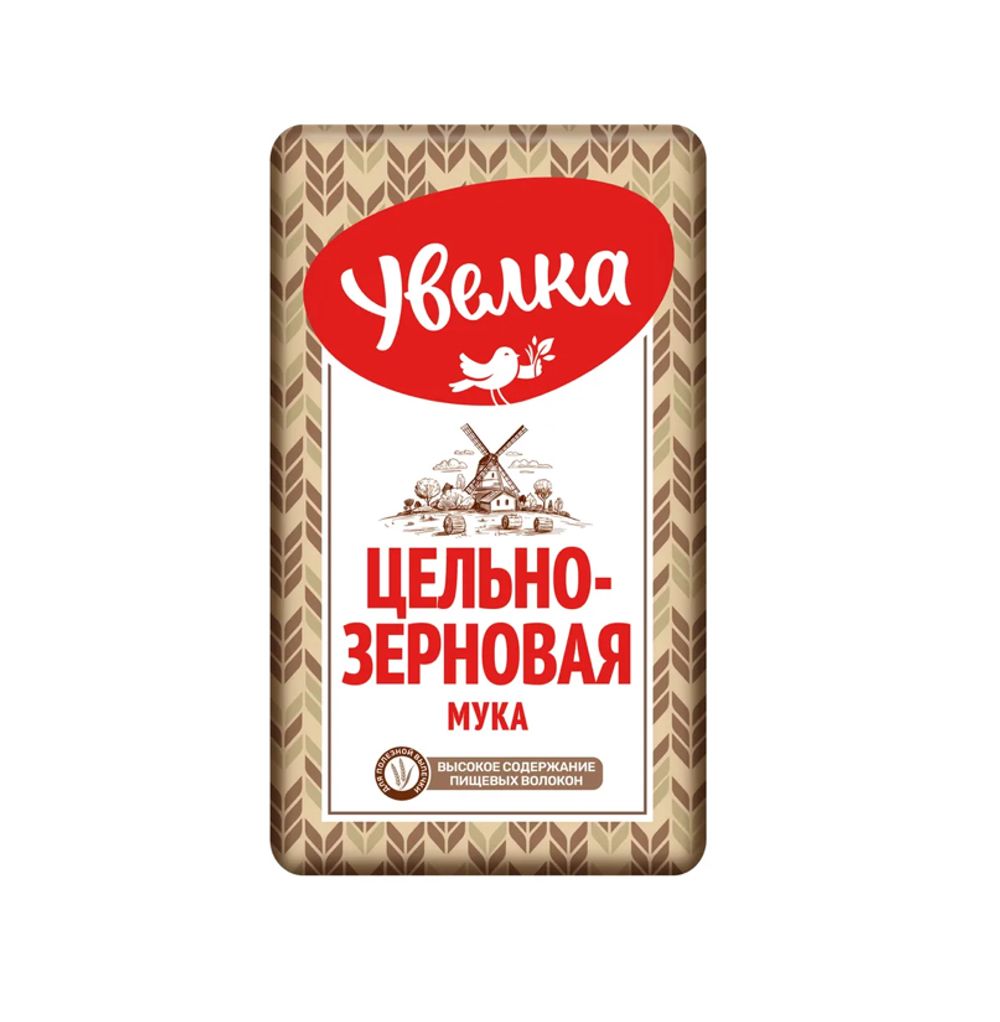 Мука Увелка Цельнозерновая 2кг