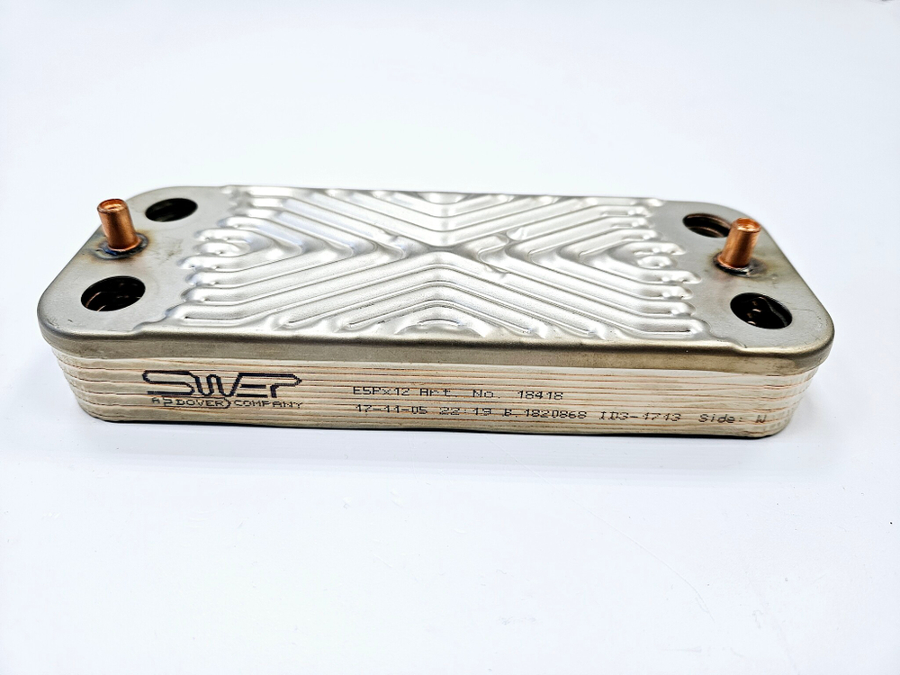 Теплообменник ГВС (12пл.) BAXI Eco Classic/Eco Nova (арт. 63041310091P-3.SW)