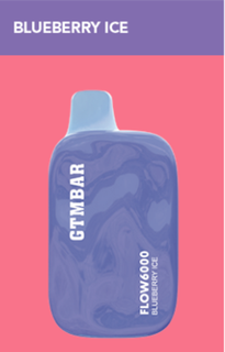 Купить Одноразовый Pod GTM Bar Flow - Blueberry ice (6000 затяжек)