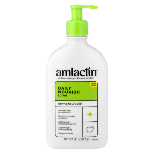 AmLactin, питательный лосьон для ежедневного применения, для нормальной и сухой кожи, 400 г (14,1 унции)